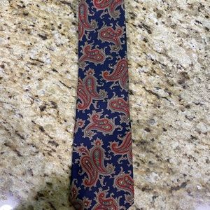 Vintage Christian Dior Monsieur Paisley Silk Tie Neck Tie OS